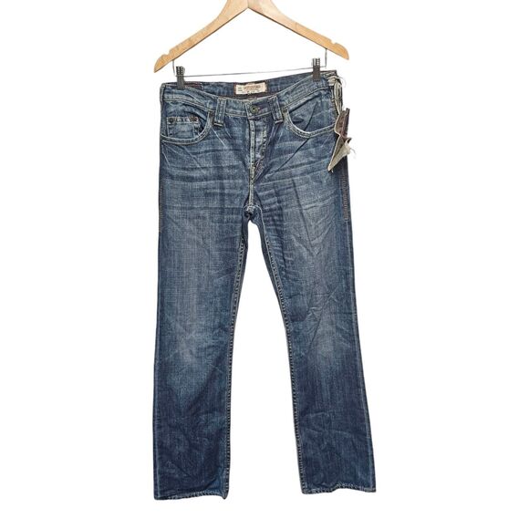 Western Glove Works Jeans 1921 Straight Leg Jeans Men's 30X34  Button Fly - Picture 1 of 5